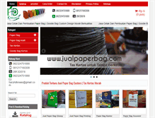 Tablet Screenshot of jualpaperbag.com